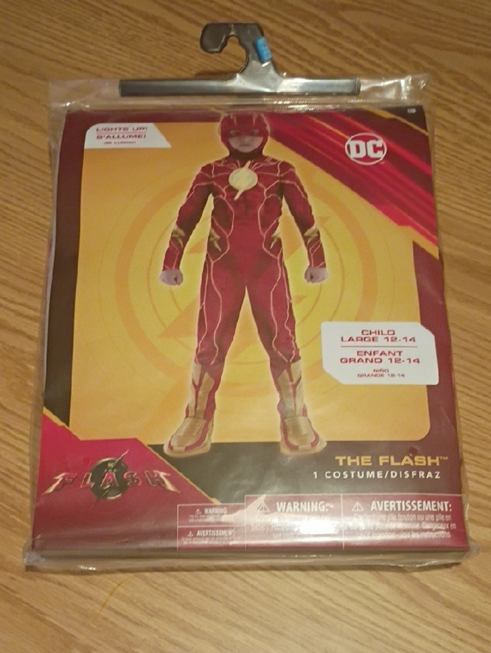DC The Flash Red and Gold Kids Superhero Costume